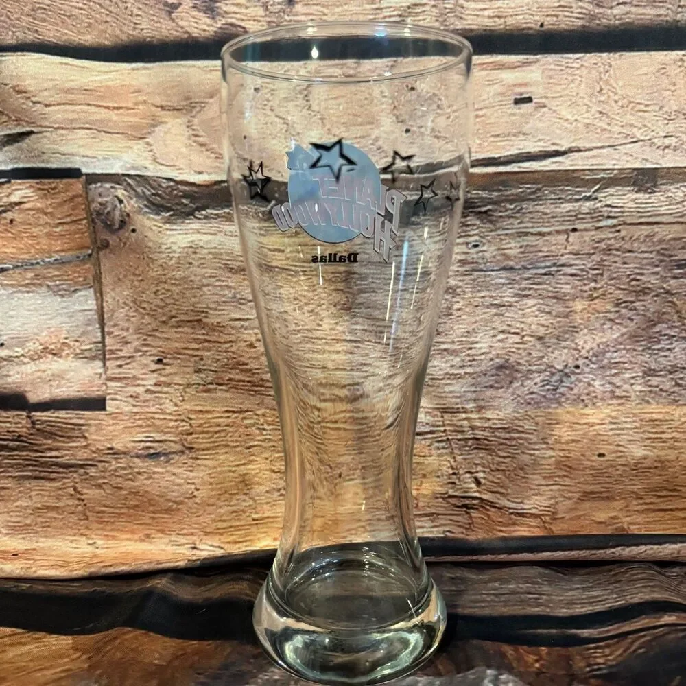 Planet Hollywood Dallas Pilsner Glass Drinkware Clear Collectible